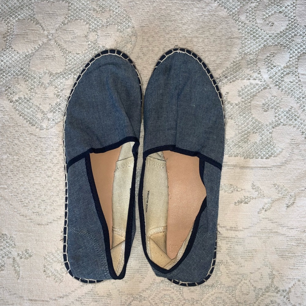 jean slip on shoes